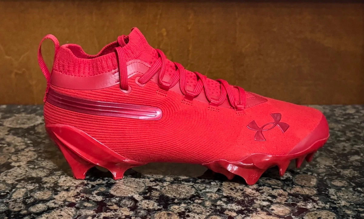 Under armour Red Football Cleats for Men for sale - eBay