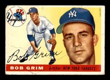 1955 Topps #80 Bob Grim RC POOR X2981895