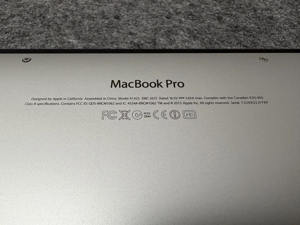 MacBook Pro 13, Retina, 8GB RAM, 256GB SSD, A1425, Elementary OS - Bild 4 von 4
