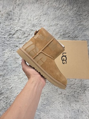 UGG Kids Classic Mini Scatter Chestnut EU 36 #Q0E-644