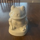 Vintage Porcelain Frog Incense Holder Rubel Taiwan 1978 — photo 2