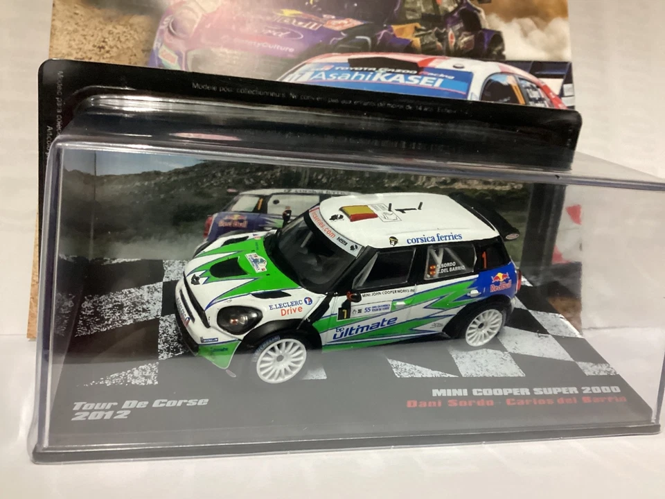IXO MINI COOPER WORKS S2000 Tour de Corse 2012   in Metallo 1/43 + Booklet - Immagine 2 di 4