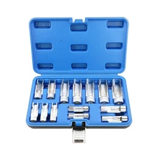 DPTOOL 3/8" 1/2" Drive Diesel Injector Fuel Line Socket Wrench Set,... Fast Ship