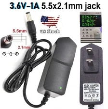 3.6V 1A 1000mA AC/DC 110-240V Converter Adapter Wall Charger Power Supply Mains