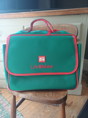 #ad Autoglym Lifeshine Car Cleaning Valet Storage Bag Holder Green Red Boot Tidy GBP 18.99