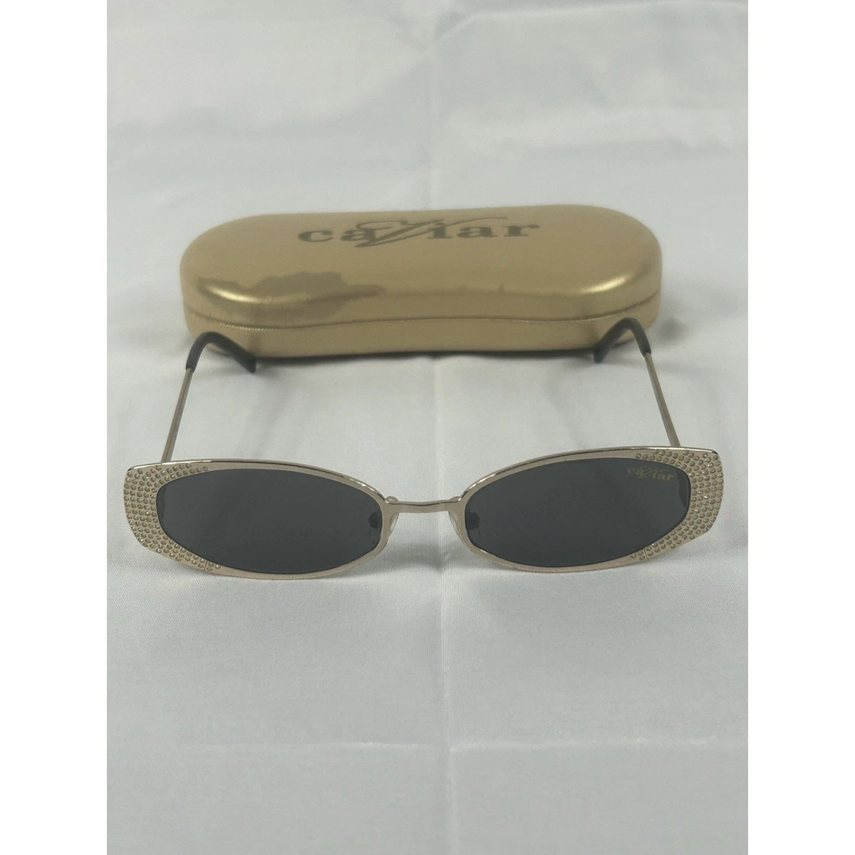 Caviar Brand Women’s Sunglasses - Brand New Never Worn CAVIAR Gold Sunglasses for Women for sale | eBay main image 4
