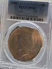 1923 Peace Silver Dollar - PCGS Certified MS63 Excellent LUSTER !! 💥 — photo 1