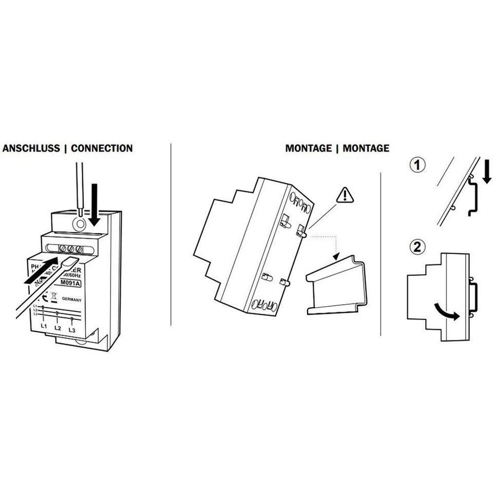 M091A Phasenkoppler für Powerline Produkte für Hutschienenmontage. Verbindet ... - Bild 3 von 3