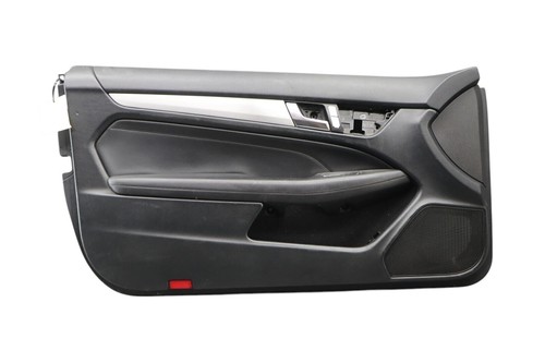 12-14 Mercedes C250 Front Left Driver Side Interior Door Panel Black Oem