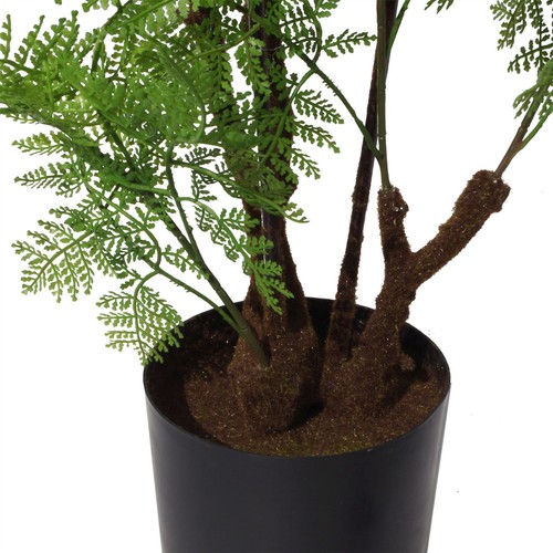 Artificial Fern Plant Tree 3ft Large 90cm Woodland Fern Realistic - Picture 2 of 6