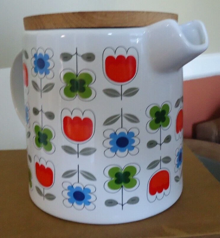 Sagaform Blossom Teapot Camilla Engdahl Sweden Scandi Retro Floral Teapot - Image 4 of 4