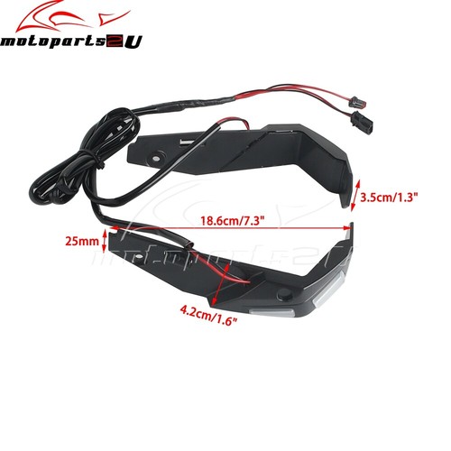 Guardamanos de motocicleta iluminación LED para Can Am Ryker 600 900 Sport Rally 2019-23 - Imagen 2 de 9