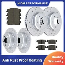 Front Rear Brake Rotors Brake Pads for RWD V6 Charger Challenger 300 Disc Brakes