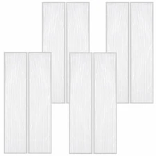 4pk WHITE Auto Mesh Screen Net Hands-Free Anti Mosquito Bug Fly w/ Magnet no BOX