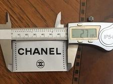 One Clothing Label Tag Chanel Replacement for Coat, Blazer, Suit, size LARGE