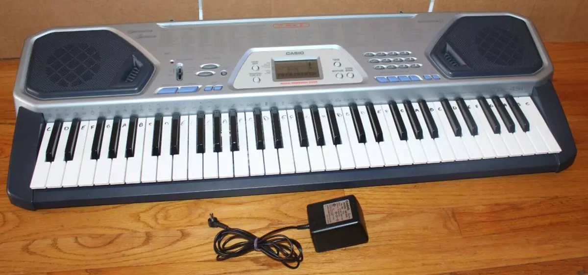 Casio CTK 491 Electronic Keyboard 61 Keys w 100 Song Bank Include Power Adapter