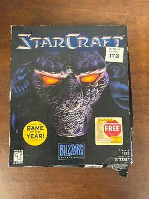 StarCraft (PC, 1998, Blizzard) BIG BOX NOT OPENED SEE CONDITION