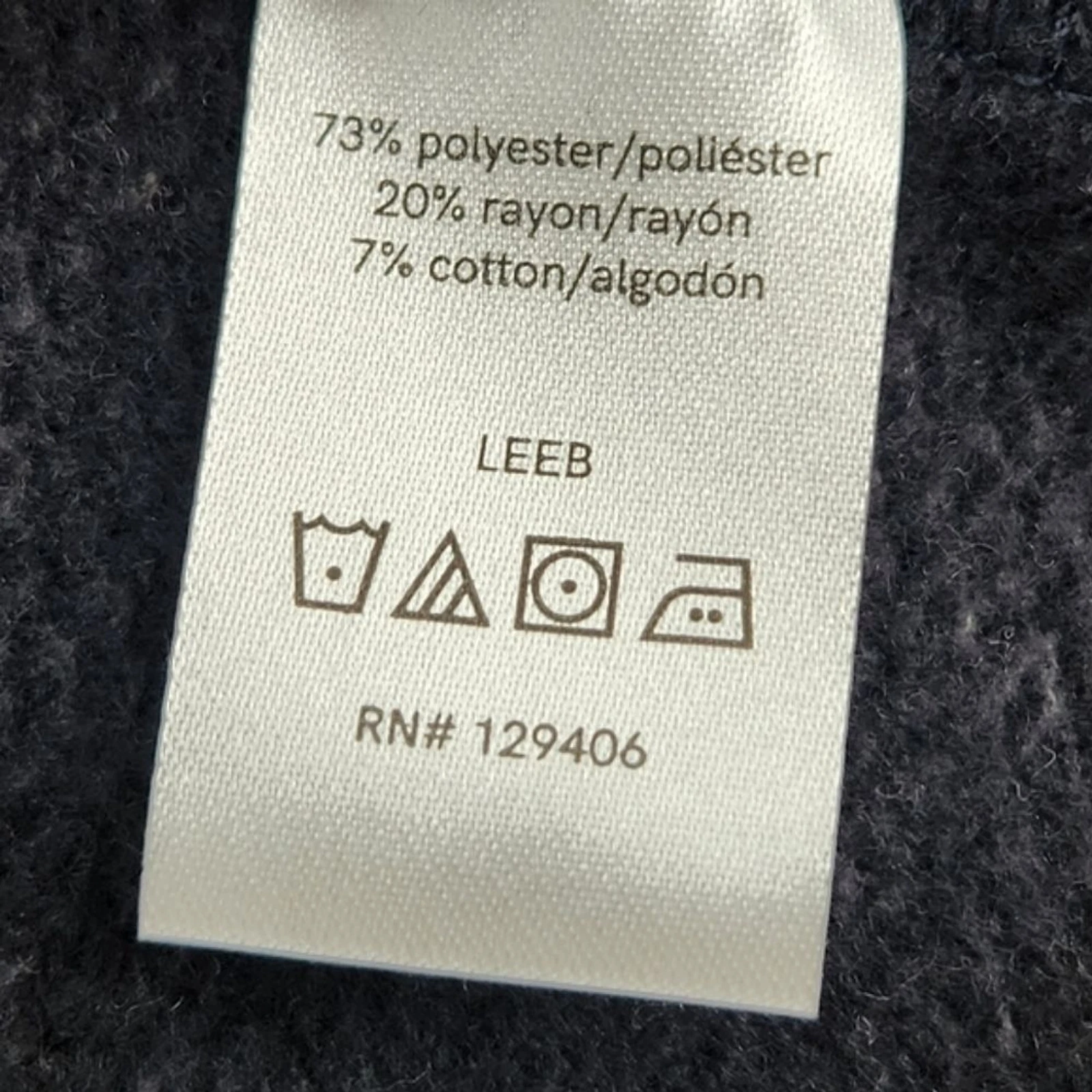 VETEMENTS Venus Felpa con Cappuccio Giacca Donna Taglia XL Grigio Nero Tunica Lunghezza Zip Activewear