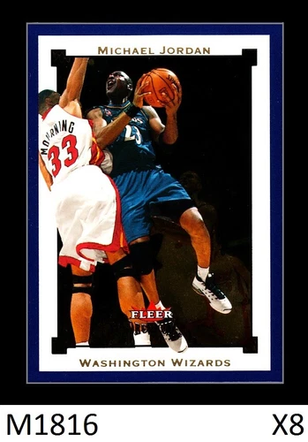 1-2002-03 FLEER PREMIUM ALL-ROOKIE TEAM BASE MICHAEL JORDAN BULLS CARD#82 QTY