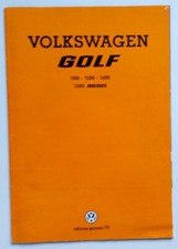 DEPLIANT - VOLKSWAGEN GOLF 1 - 01/1979 - IN ITALIANO