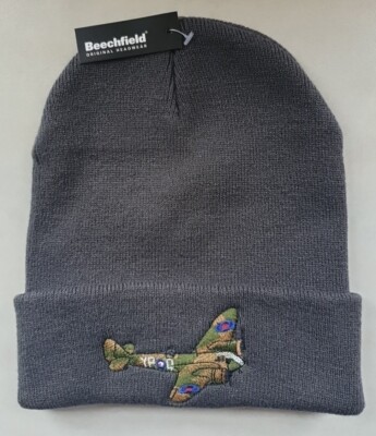 Deluxe Graphite Pull On Beanie Bristol Blenheim Aircraft Aeroplane