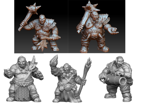 Ogre D&D Onmioji 28mm 32mm multi listing - Picture 12 of 13