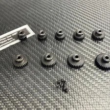 48P Pinion Gear Set 18T-34T 9Pcs Pinion Gear Set For 1/10 RC Car Truck Spur Gear