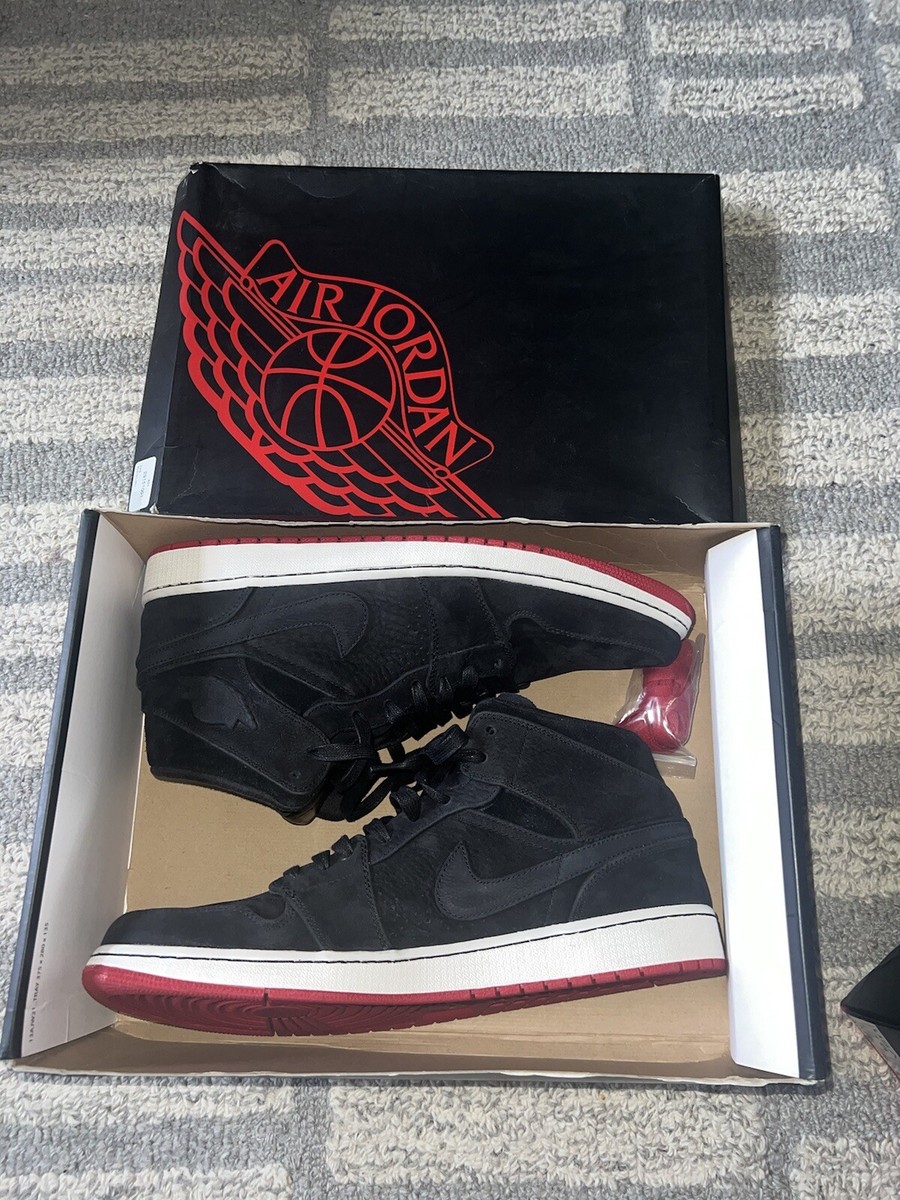 Size 16 Air Jordan Nouveau Mid Black Red