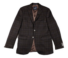 Barutti 50 40R Check Wool Cashmere Blazer Jacket
