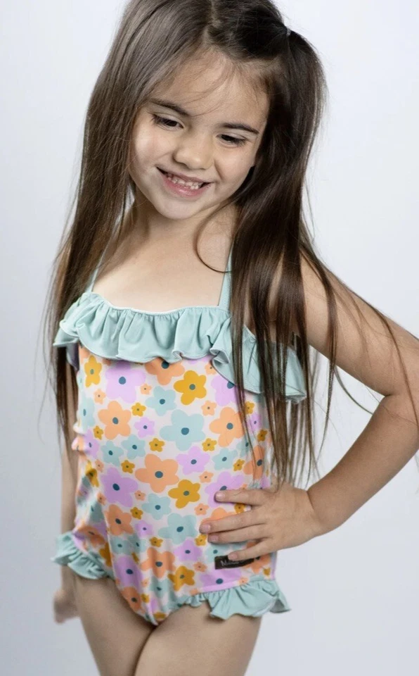 NWT Matilda Jane One Piece Tropical Tango Bathing Suit Girl's Size 12-18 Months - Image 1 of 1