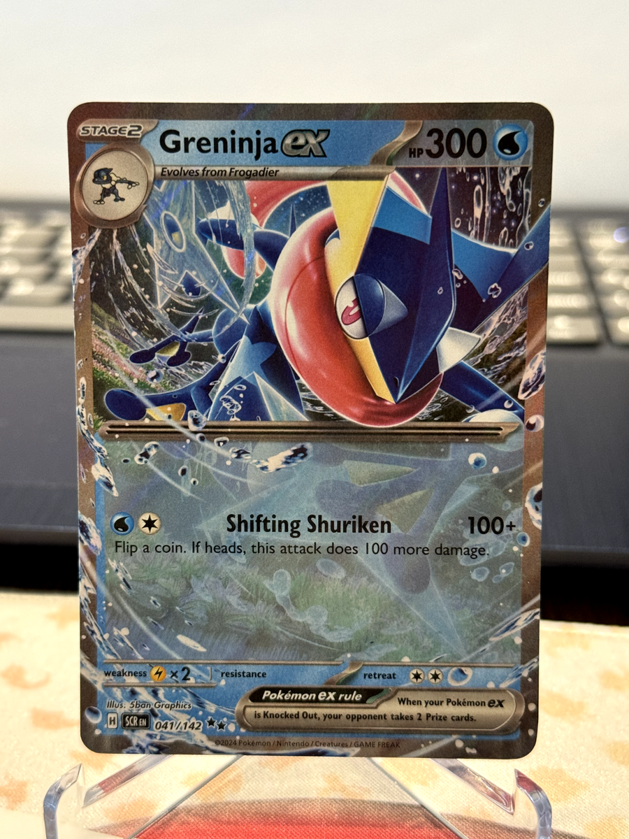 Greninja ex 041/142 Sv07: Stellar Crown Holo | eBay