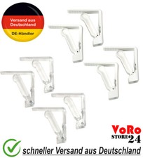 Tischtuchklammer Tischtuchhalter 4er Set Transparent oder Weiß