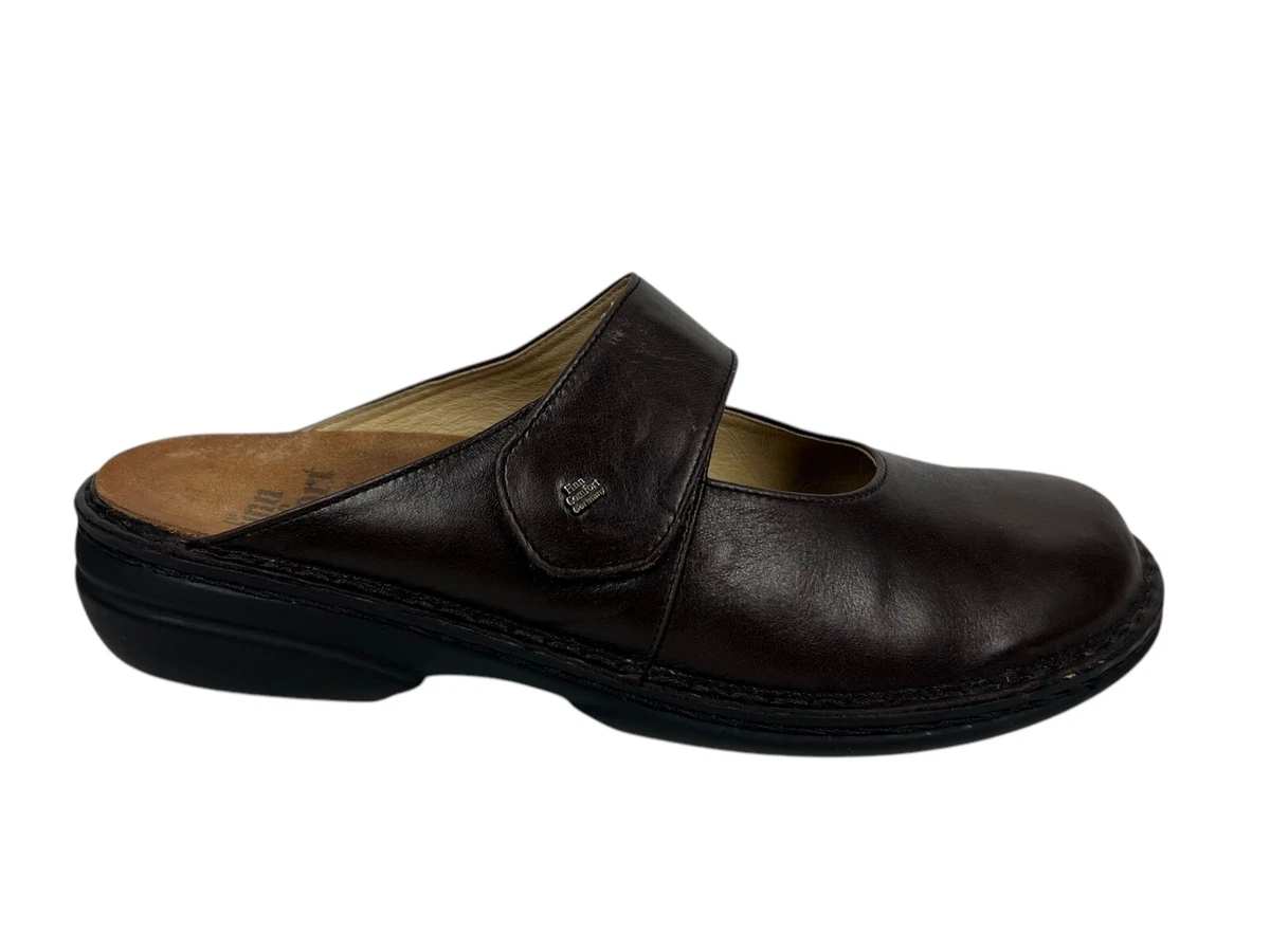 Finn Comfort Stanford Black Leather Comfort Clogs Mules EU 43 US Men’s 10-10.5 Finn Comfort Mule Comfort Shoes for Women for sale | eBay main image 2