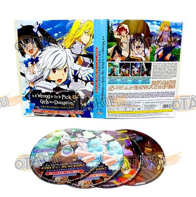 IS IT WRONG TO TRY TO PICK UP GIRLS IN A DUNGEON? (SEA 1-3) | DVD | SHIP FROM US