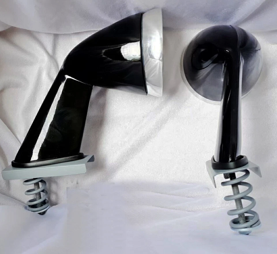 FOR DATSUN NISSAN KB B110 B210 B310 120Y GX-5 BLACK FENDER MIRROR PAIR CUSTOM Foto 2 de 4