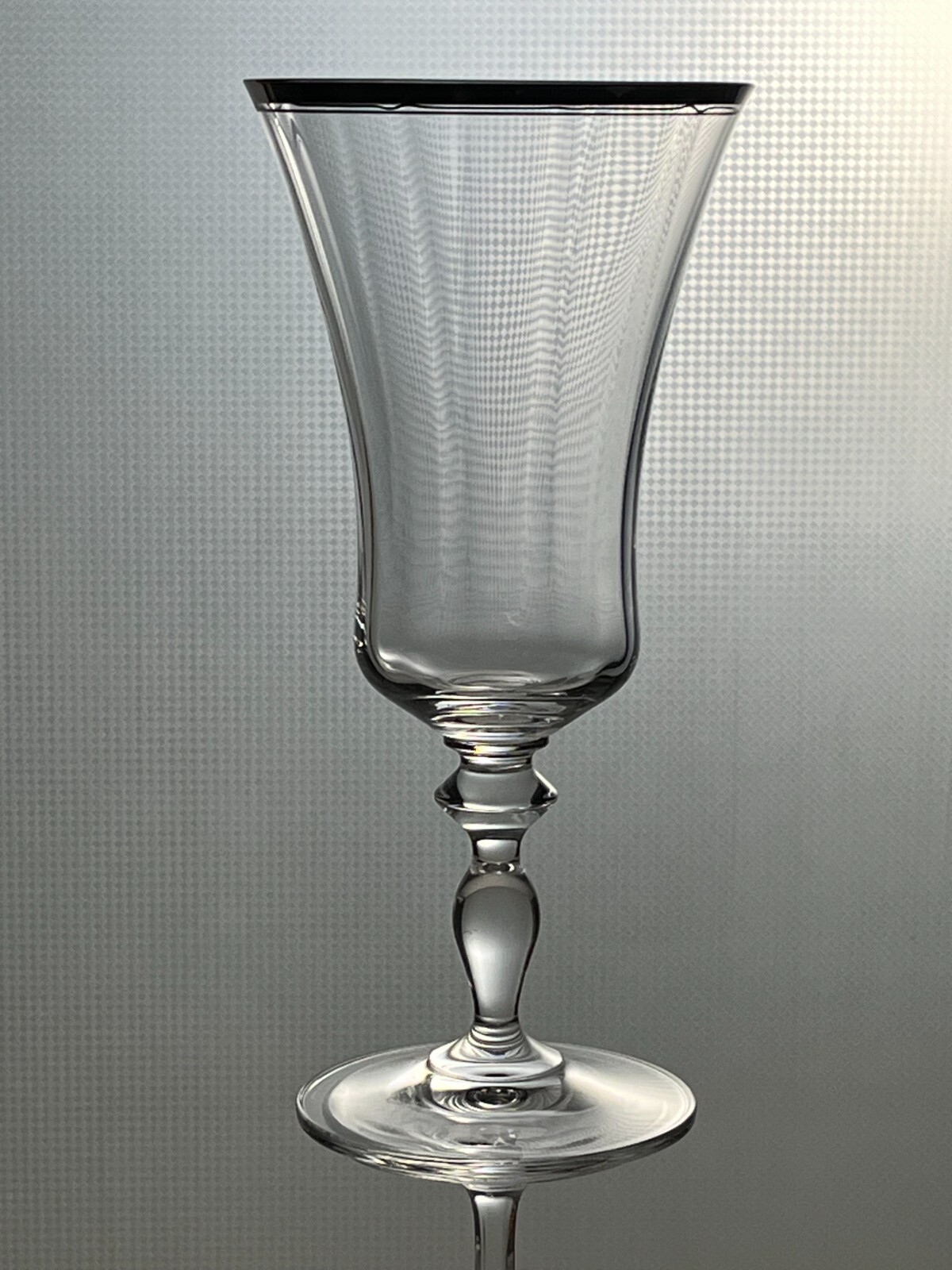 Mikasa JAMESTOWN PLATINUM Crystal Iced Tea Glass 8 1/8" Tall NEW with Stickers eBay