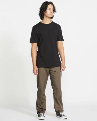 Volcom Frickin Modern Stretch Mens Pants - Mushroom 36 X 32 NWT $65 - Picture 8 of 8