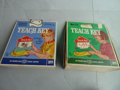 3M Spiele - Teach Key Math + Teach Key Reading and Spelling - Seltene Rarität