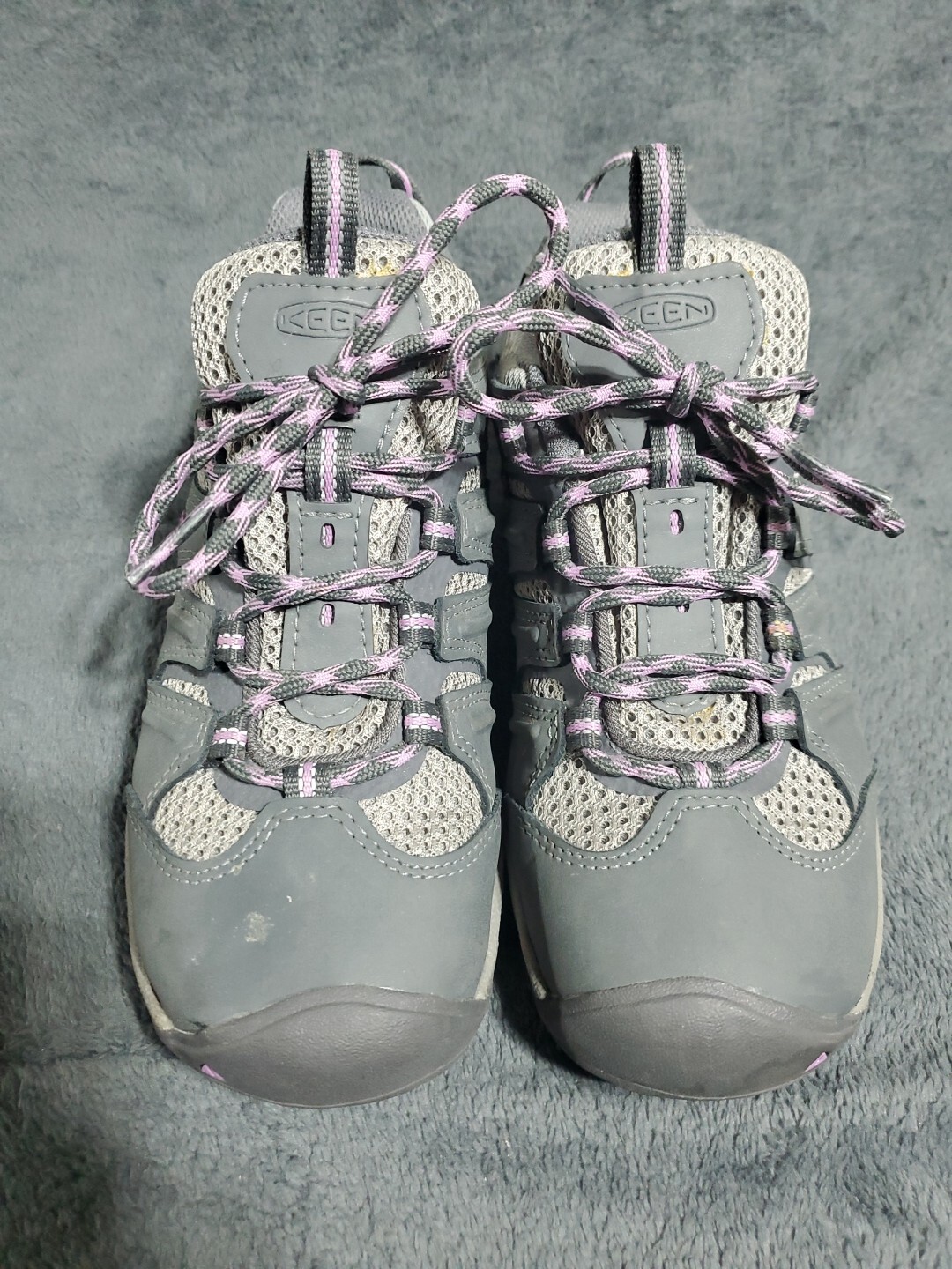 Scarpe da trekking KEEN Dry Koven donna taglia 7 5 basse grigio lilla impermeabili