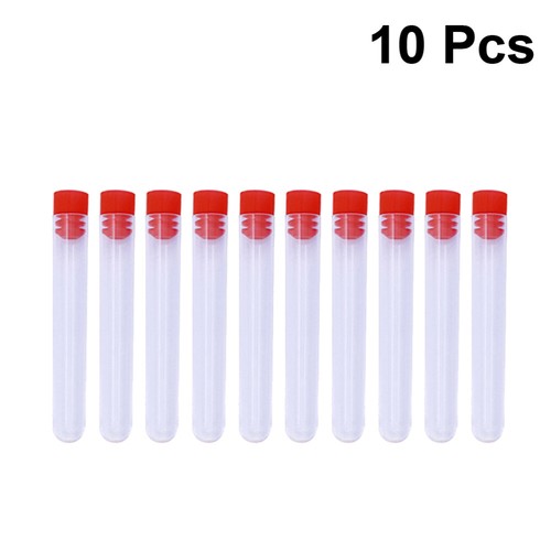 10 Pcs Colored Bottles Office Travel Sewing Needle Organizer Storage Tube