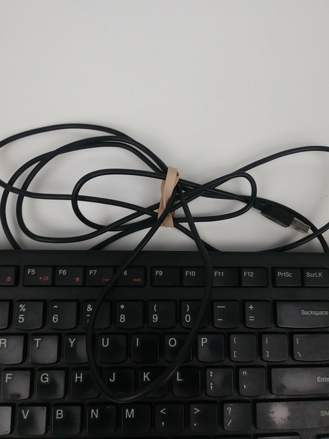 Genuine Lenovo LXH-EKB-10YA USB Wired Keyboard 25209111 - Black | eBay