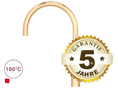 Quooker COMBI+ 2.2 E Fusion Round GLD gold Kochendwasserhahn Heißwasser-Armatur