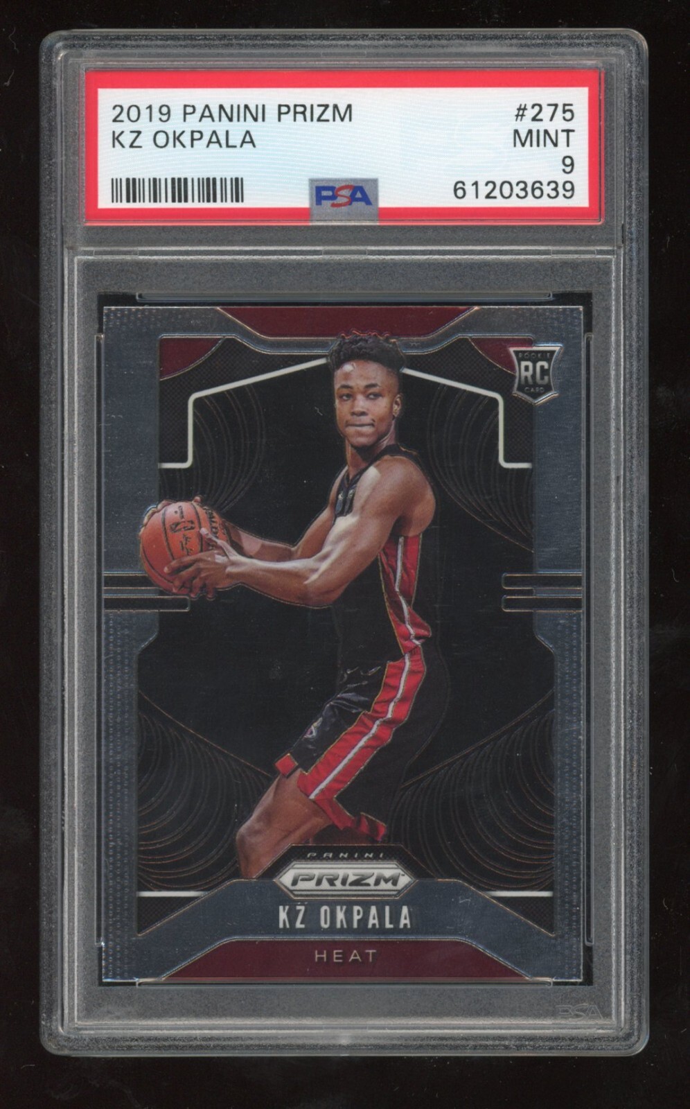 KZ Okpala 2019 Panini Prizm Rookie #275 PA 9 Miami Heat