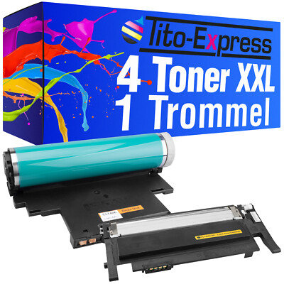 4 Toner 1 Trommel XXL für Samsung CLX-3305 FN CLX-3305 FW CLX-3305 W SL-C 460 W