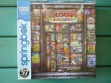 Springbok Groovy Records 1000 Piece Puzzle Beatles Doors Pink Floyd Hendrix