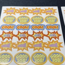 Reward Stickers Teacher Homeschoolers Positive Actions Good Job Kids Education