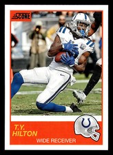 T.Y. Hilton 2019 Score #54 Indianapolis Colts FOOTBALL CARD
