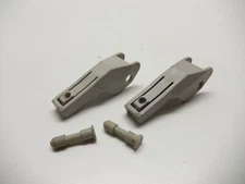 VINTAGE ANCO GRAY 1/4" BAYONET TO PIN TYPE WIPER BLADE ARM ADAPTER PAIR #1