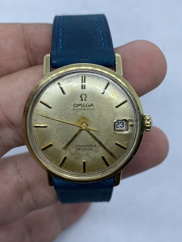 Rare Vintage Omega Seamaster De Ville 166.020 Automatic Cal 565 Plaquet Or