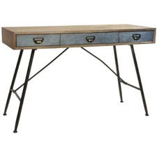 CONSOLLE STILE INDUSTRIAL VINTAGE RUSTICA ETNICA MOBILE INGRESSO cm120 x 48 H78